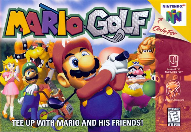 Mario Golf box art for Nintendo 64